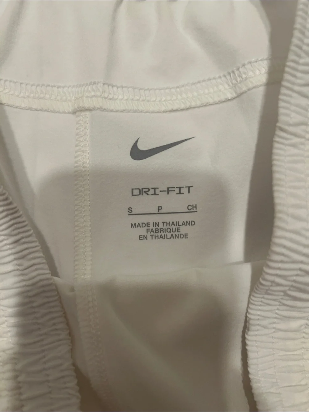 Nike Olive Green Sports Bra, Lime Shorts, Grey Tank & White Running Shorts - Picture 6 of 10